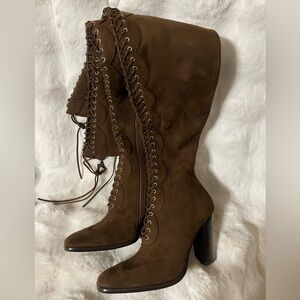 Jeffrey Campbell Olianna Lace Up Boots